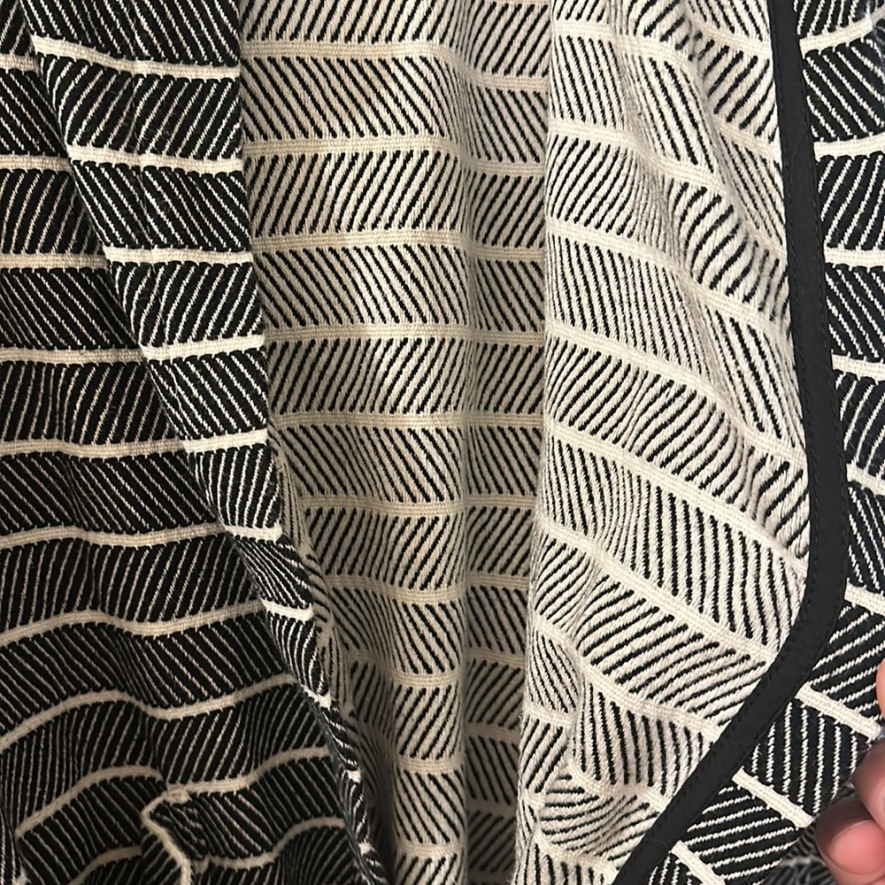 Striped Hooded Women's Robe - Picture 8 of 12